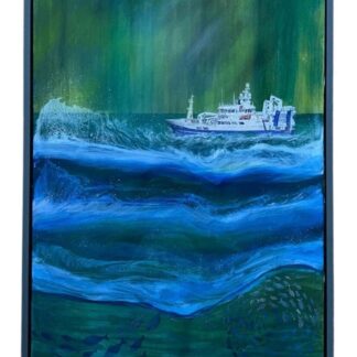 The Zephyr fishing boat resin artwork- original