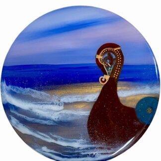 Viking boat seascape- Shetland