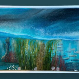 Original underwater resin painting.