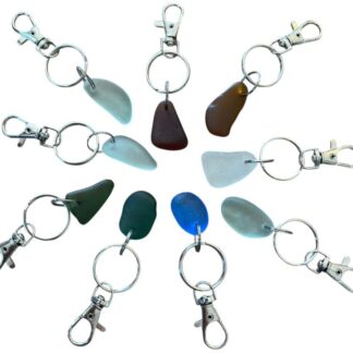 Sea glass keyring, Shetland islands