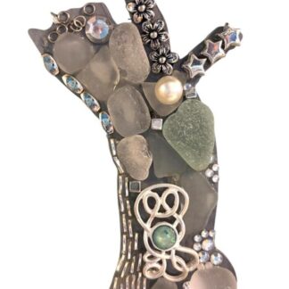 Fancy cat mosaic- grey cat