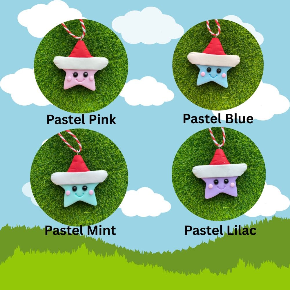 Personalised Star - Handmade Christmas Tree Decoration - Image 2