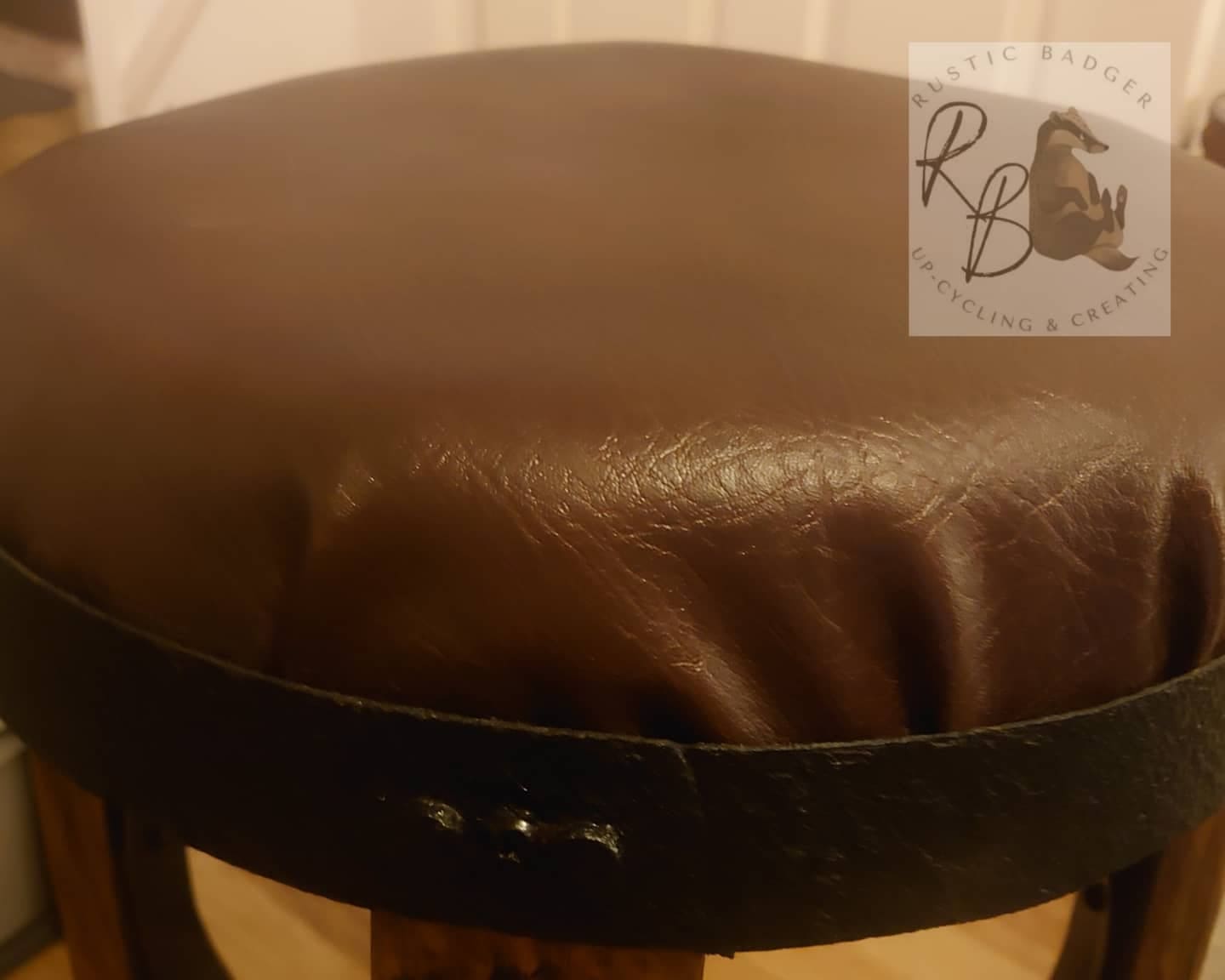 Whisky Barrel Bar Stools and Table Set - Image 4