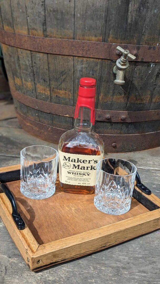 Serving Tray Made From Whisky Barrel Oak - Image 2