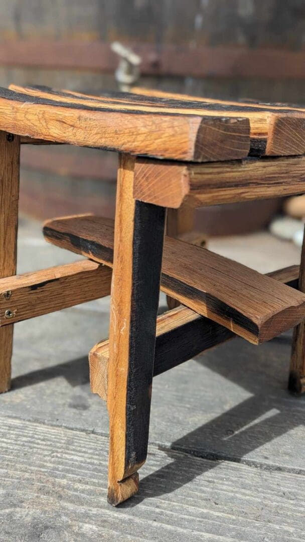 Oak Whisky Barrel Stool - Image 6