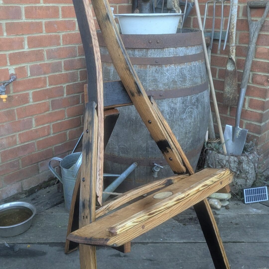 Rustic Easel Made From Whisky Barrel Oak - Image 6