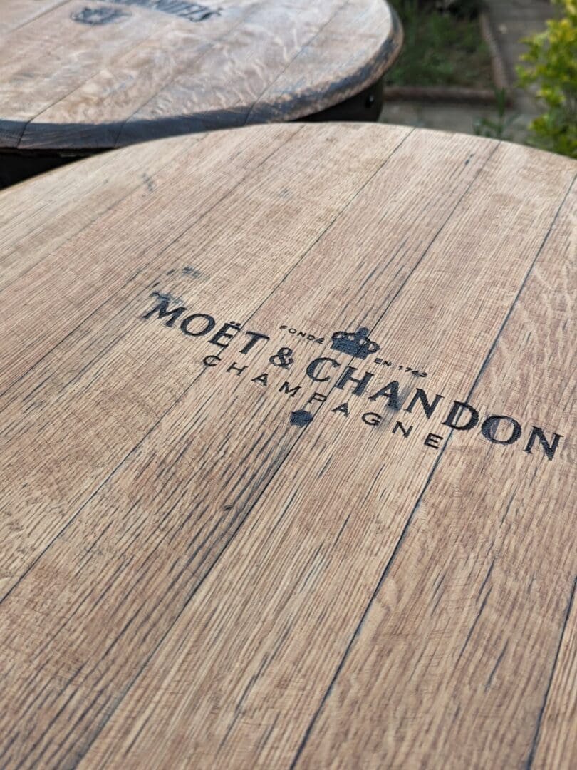 Pub Style Table Made from Oak Whisky Barrel - Image 6