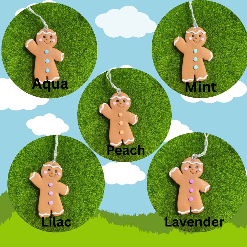 Personalised Gingerbread Men - Handmade Christmas Tree Decoration - Image 4