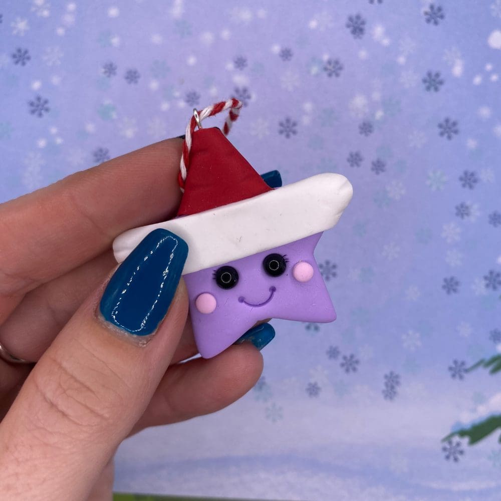 Personalised Star - Handmade Christmas Tree Decoration - Image 5