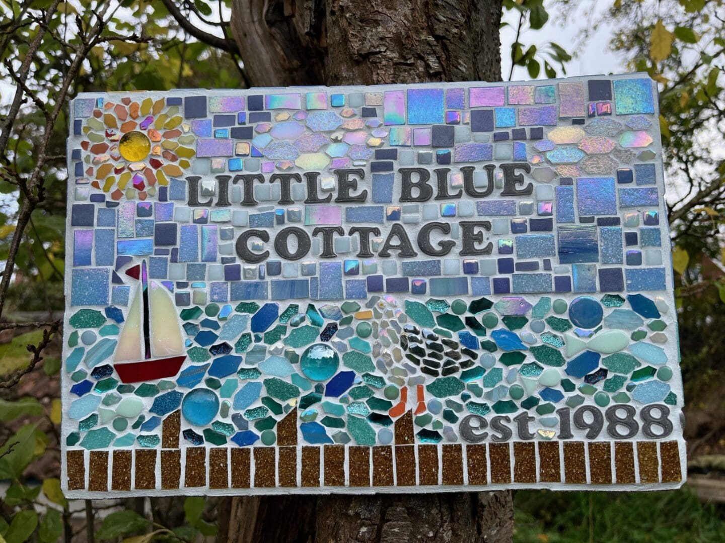 Commissioned Mosaic sign for Home or Business, a warm welcome - Image 7