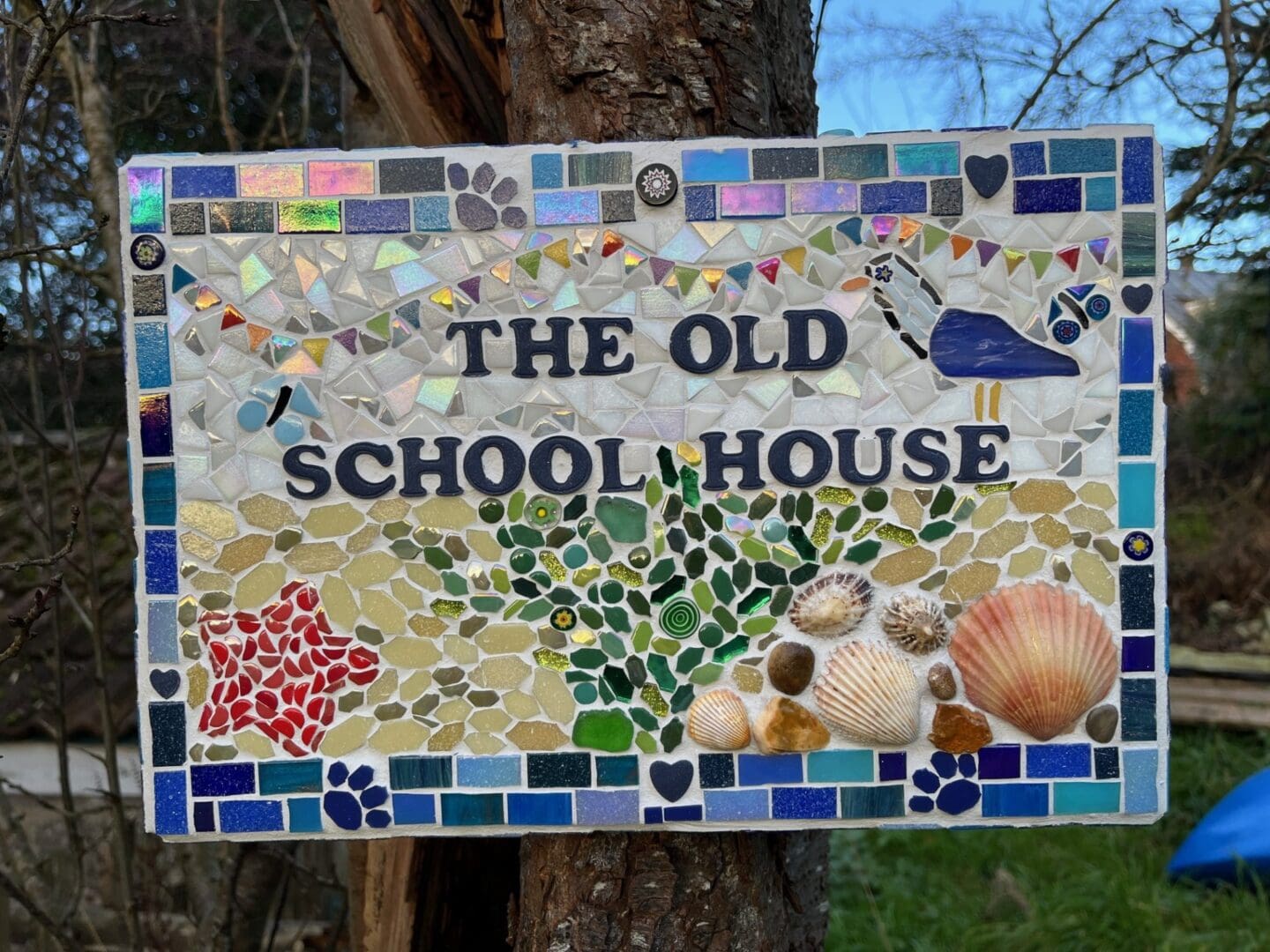 Commissioned Mosaic sign for Home or Business, a warm welcome - Image 2