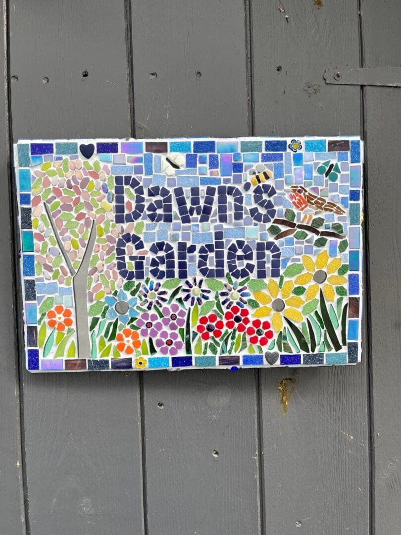 Handmade Mosaic house or Business sign - crafted to order. A unique statement piece. - Image 7