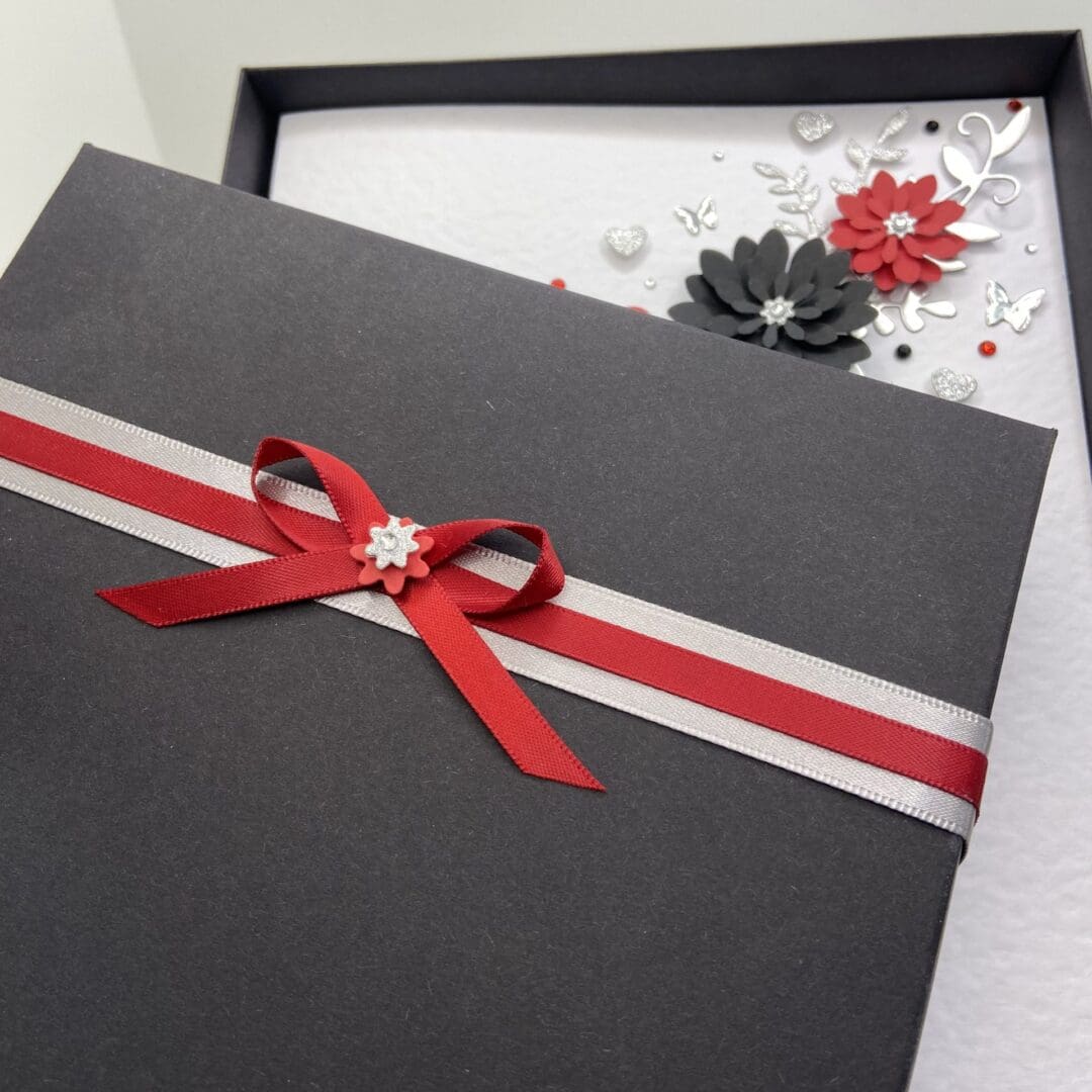 Personalised Handmade Valentine’s Card Gift Boxed Wife Girlfriend Any Text - Image 7