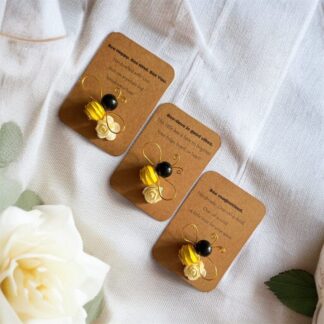 Handmade Bee Fridge Magnet Set – Decorative Kitchen Magnets | Bumble Bee Home Décor & Gift Set