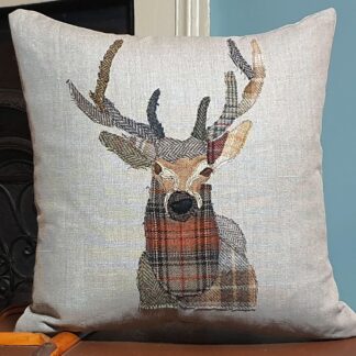 Stag Applique Cushion
