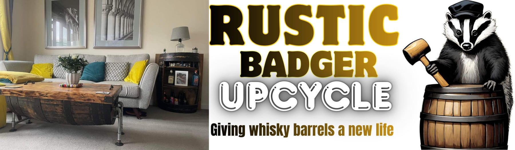 Turning old whisky barrels into home decor and furniture items