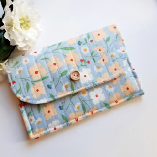 fabric floral wallet money purse