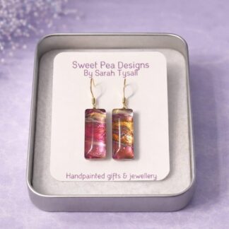 handpainted-earrings-gold-wine
