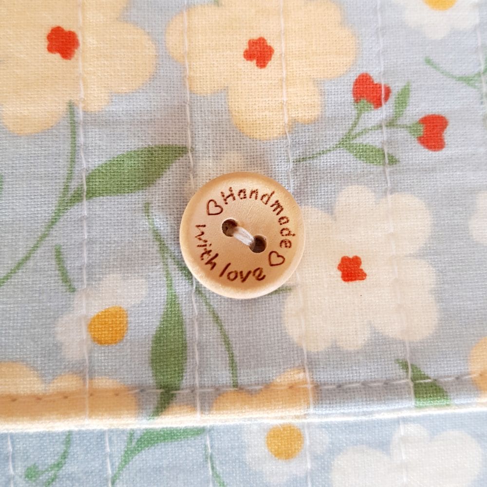 Purse Wallet in Tilda Cottage Charm Fabric Pastel Colours - Image 3