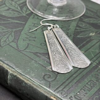 upcycled cutlery earrings