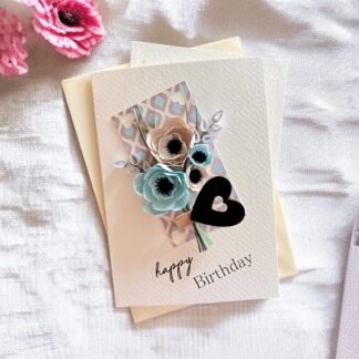 3D Floral Birthday Card, Unique design Greeting cards