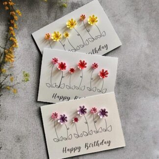 3D Floral Birthday Card: Handmade Daisy Greeting Card