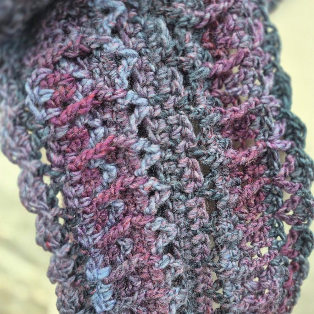 Funky Crocheted Scarf - Image 6