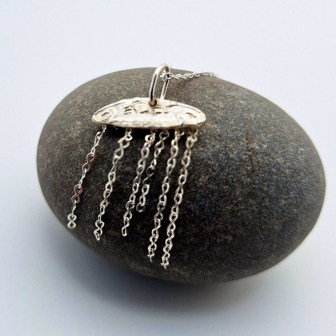 Antique Jellyfish Pendant
