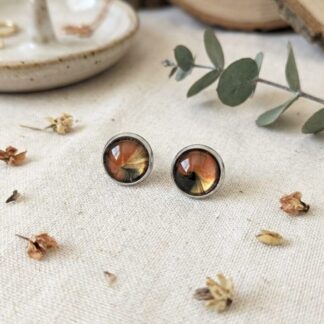 handpainted-titanium-steel-stud-earrings-in-warm-tones