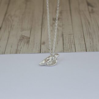 Sterling silver bird pendant