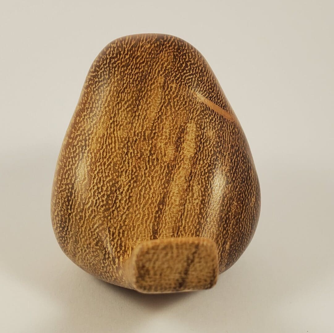 Chubby Wooden Bird - Hand Carved from Reclaimed Iroko - Image 6