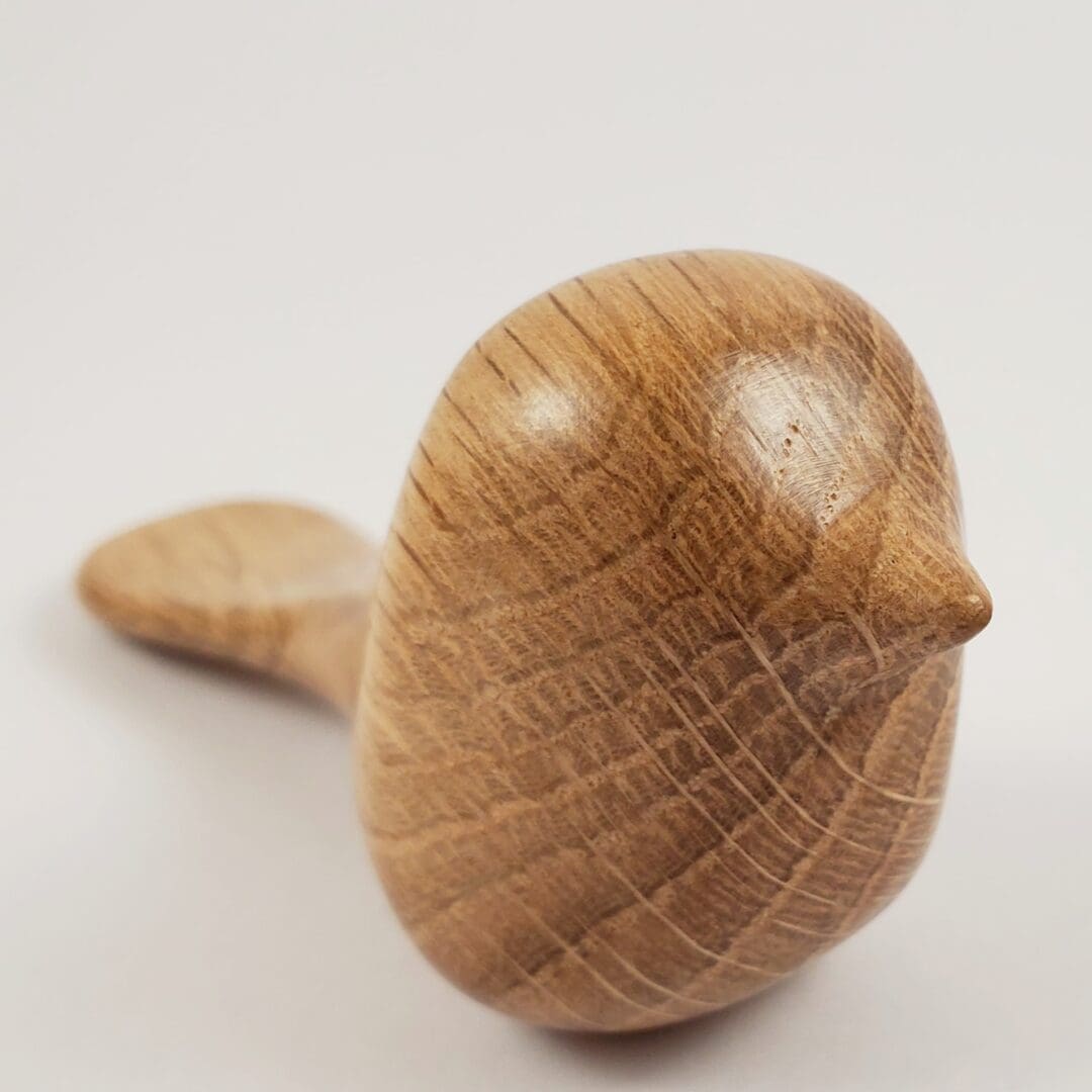 Comfort Bird - Hand Carved from Reclaimed English Oak - Image 2