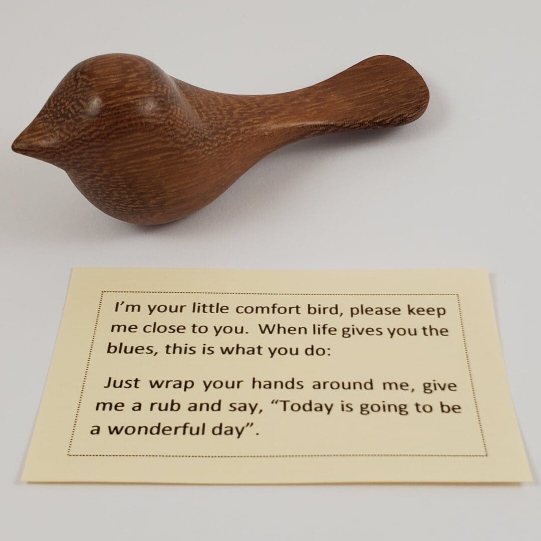 Comfort Bird - Hand Carved - Reclaimed Teak - Image 5