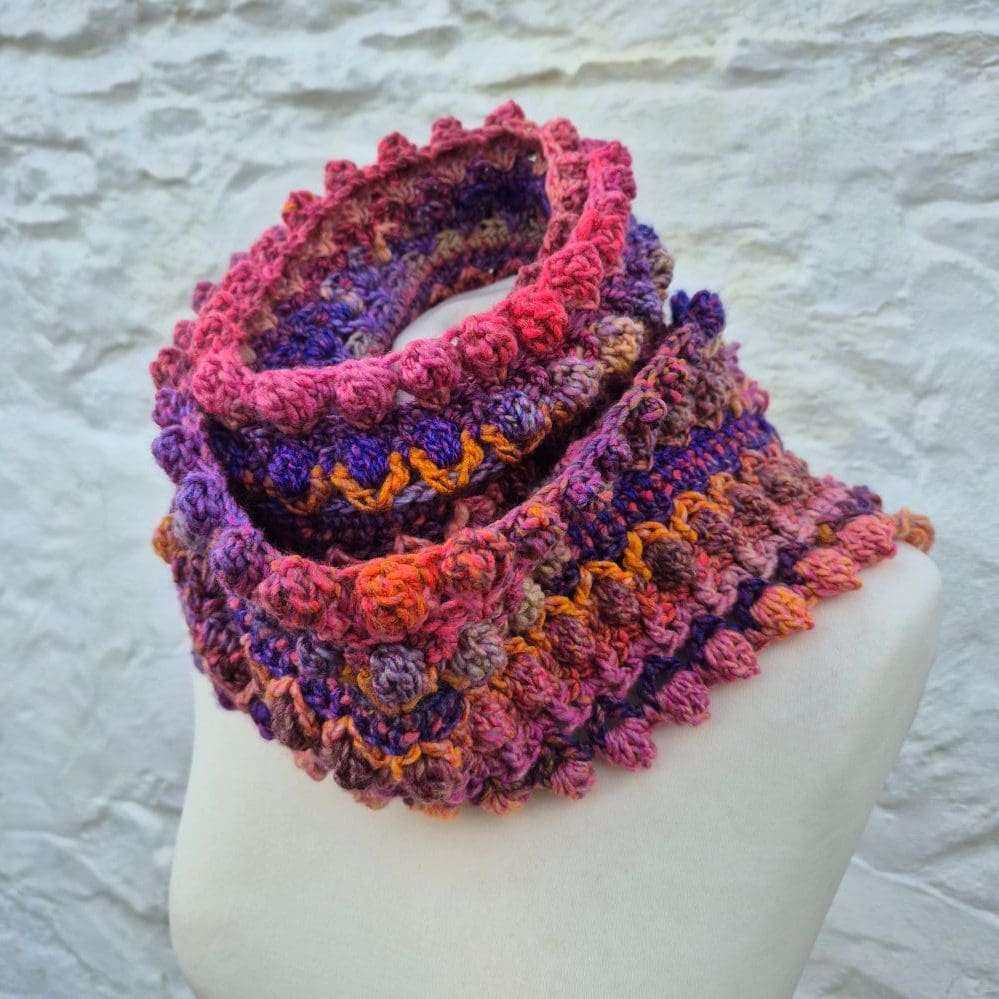 Crochet Scarf handmade unique