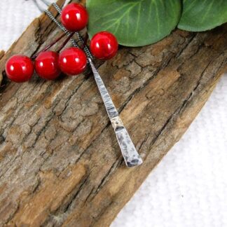Silver with 9ct Gold Accent Necklace