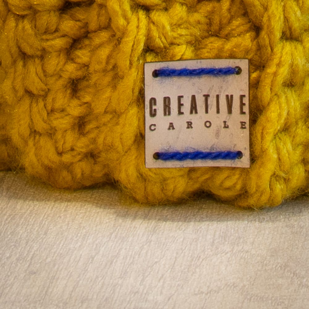 Crochet Winter Woolly Hat: Mustard - Image 2
