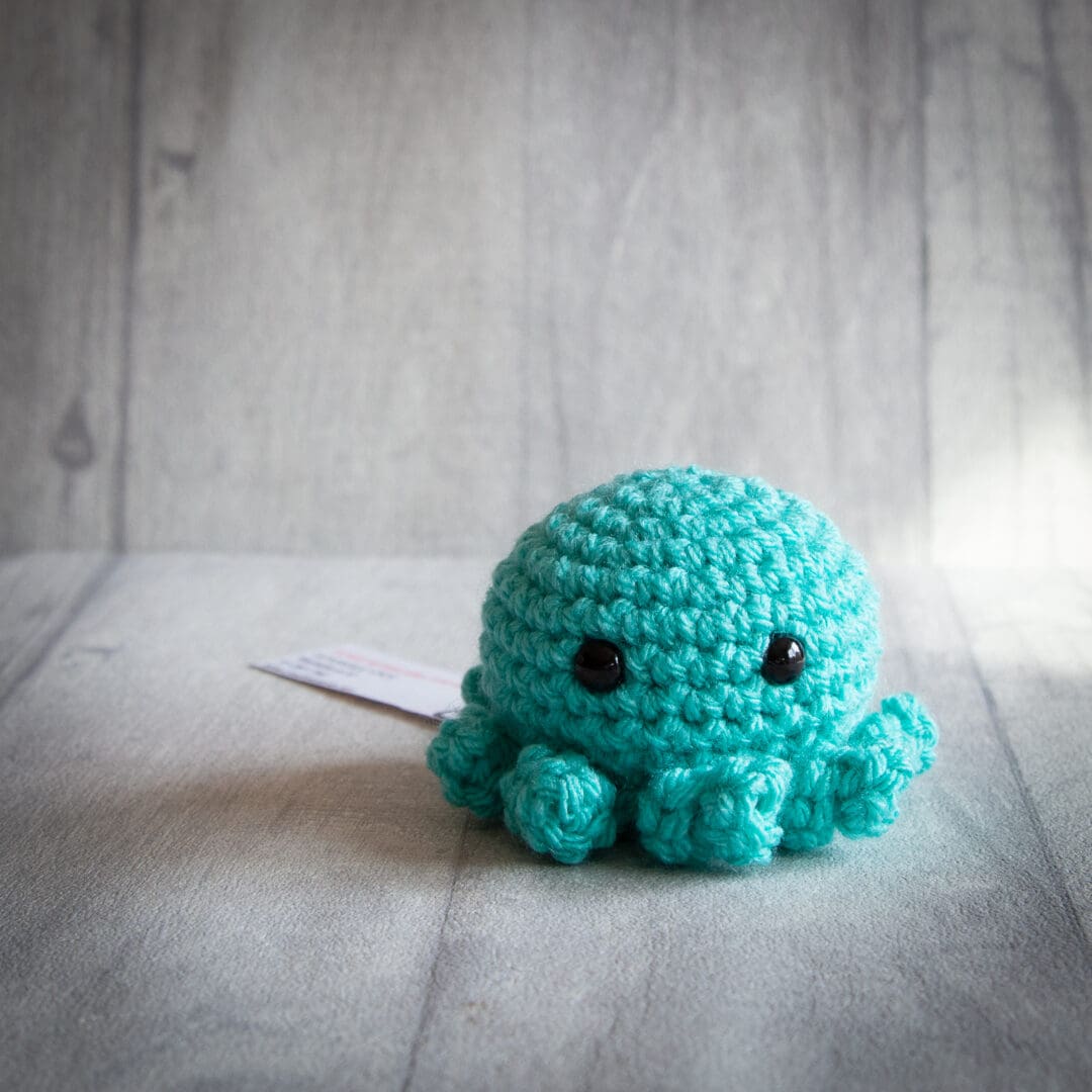 Handmade crochet baby octopus ukca approved aspen
