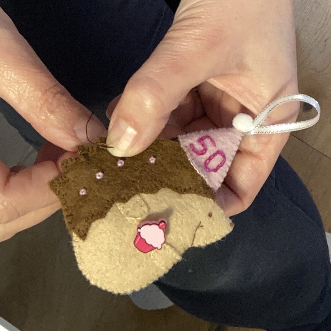 Personalised Hedgehog Birthday Card with Handmade Hedgehog Keepsake - Image 6