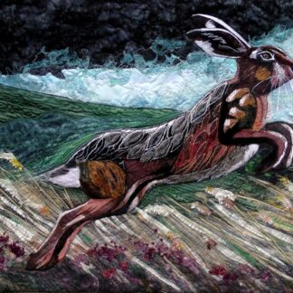 Leaping hare