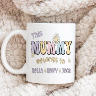 Personalized Mummy Mug, Custom Name Mug, Mother's Day Gift
