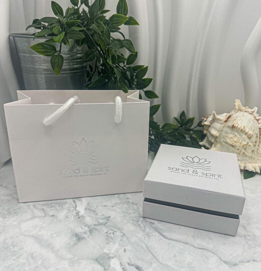 Sand and Spirit Necklace Gift Box & Bag