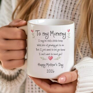 To Mummy From The Bump Mug, Mother's Day Gift, mothers day gift for expectant mum, baby shower, mum to be