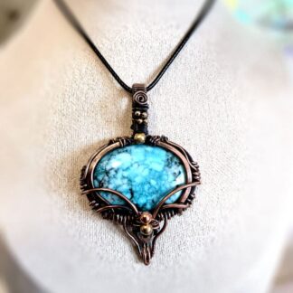 Turquoise Copper Pendant