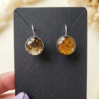 Lever back earrings with Feather Detailing. Hypo-allergenic stainless steel