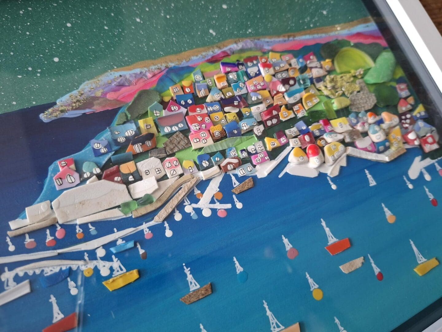 Salcombe Devon - Night - Beach Clean Art - Image 2