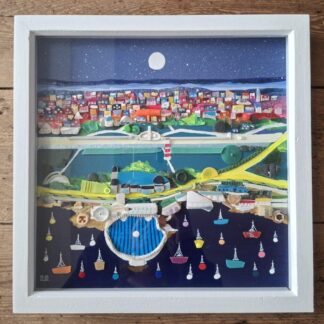 Plymouth Hoe by Night - Beach Clean Art