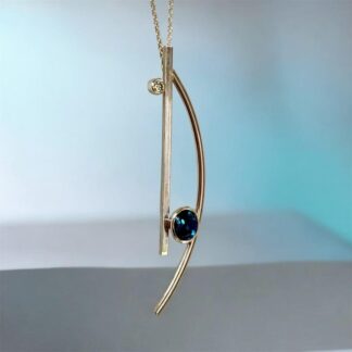 Sterling Silver Art Deco Pendant