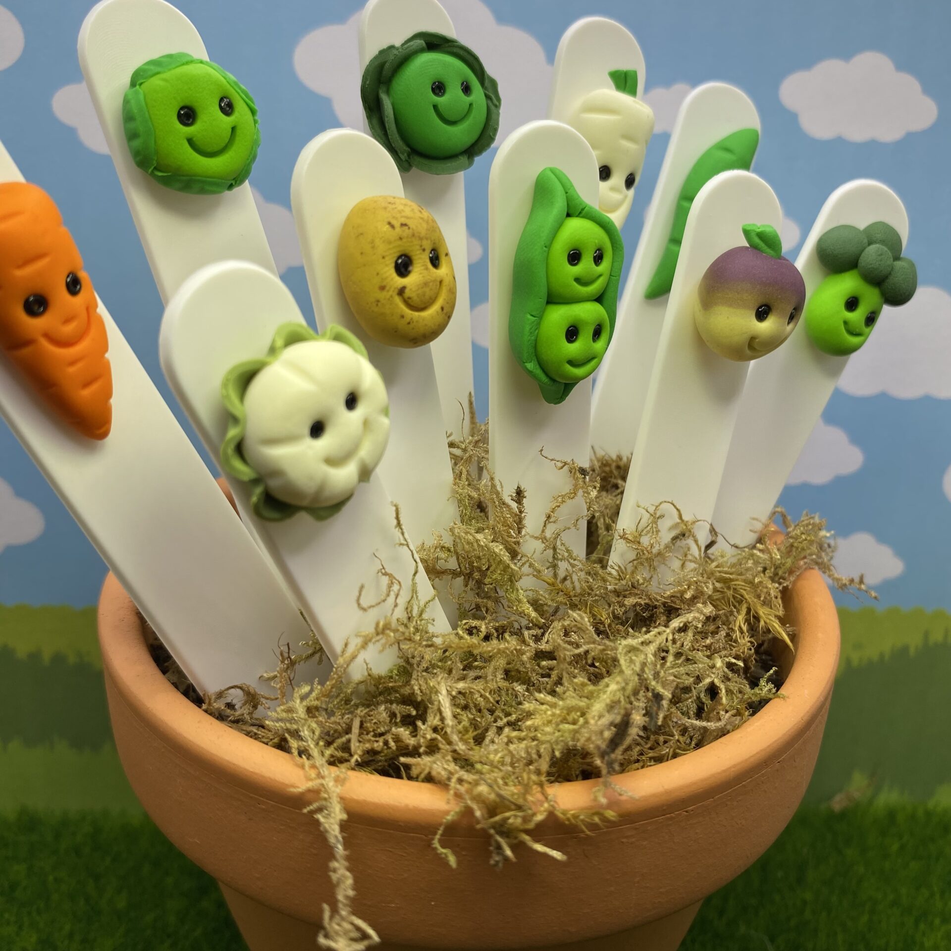 Set of 10 Vegetable Plant Labels – 6 Inch Custom Garden Markers - Image 5