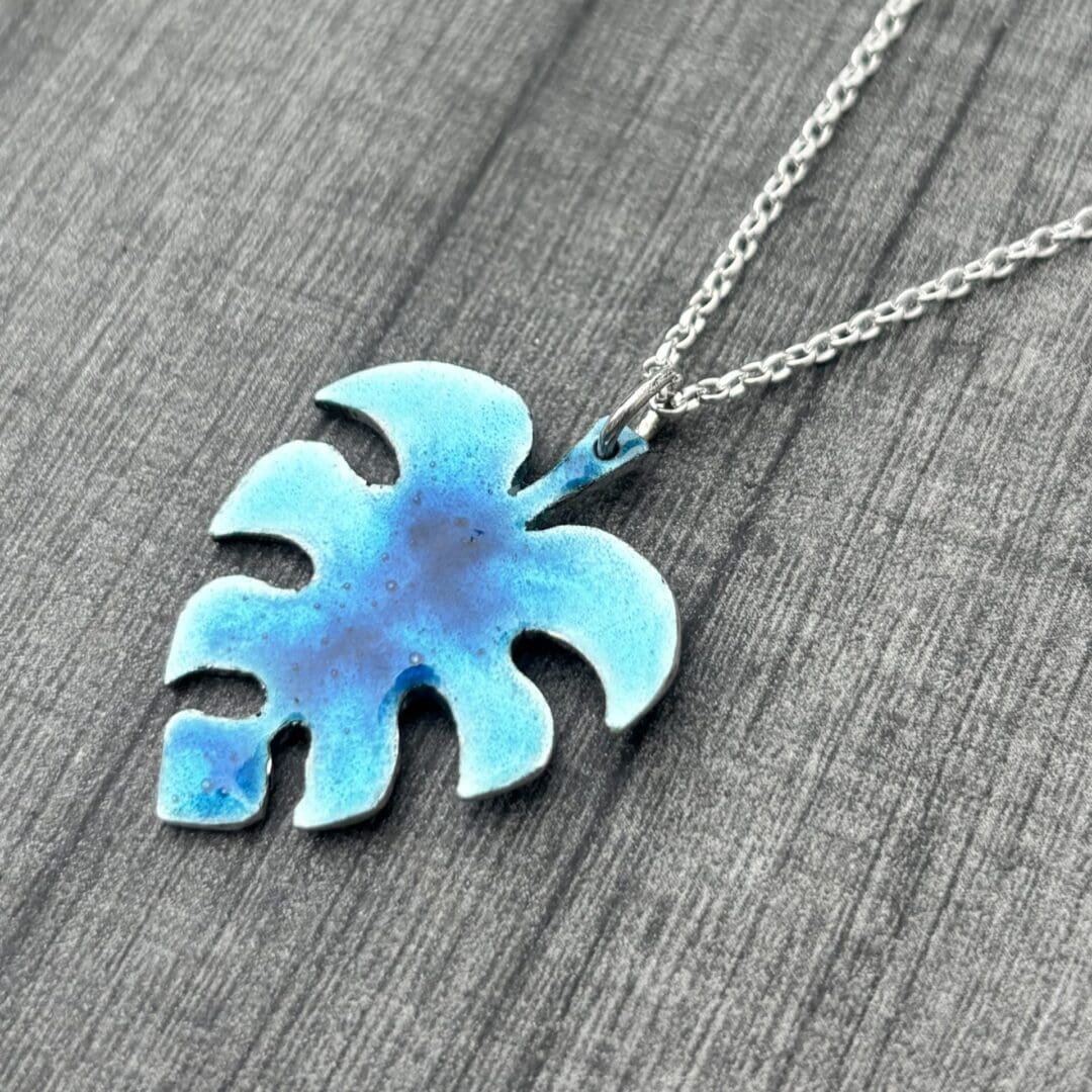Montserrat Enamel and Silver Pendant
