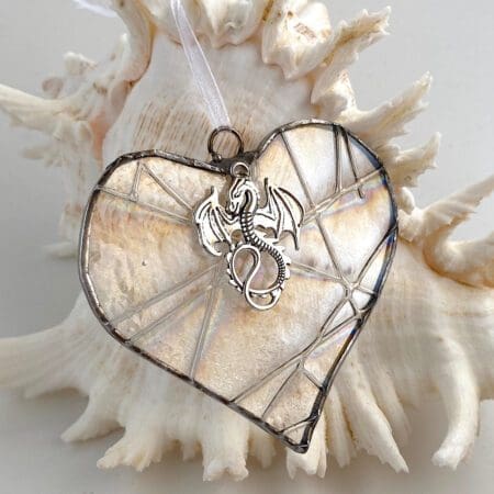 Dragon Heart Suncatcher With Dragon Charm - Image 7